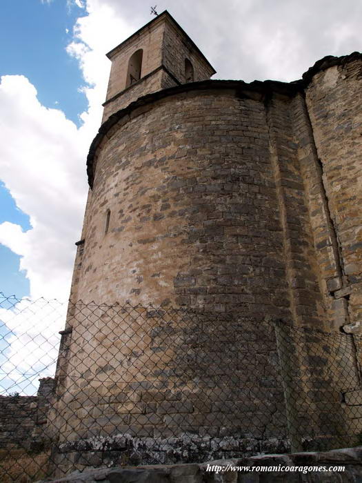 VISTA NORTE DEL CILINDRO ABSIDIAL